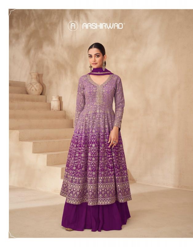 Aashirwad Gulnaaz Georgette Designer surat gown wholesale market