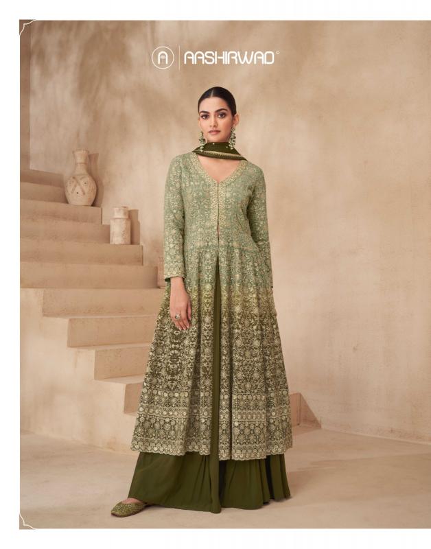 Aashirwad Gulnaaz Georgette Designer surat gown wholesale market