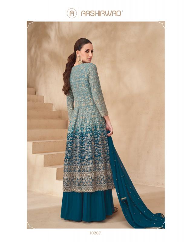 Aashirwad Gulnaaz Georgette Designer surat gown wholesale market