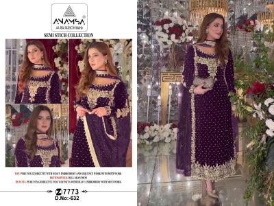 Anamsa 632 Georgette Best salwar kameez shops in Mumbai