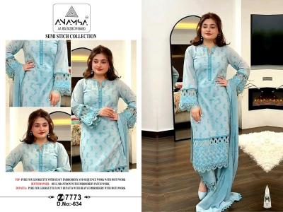 Anamsa 634 Georgette Surat Textile Market Salwar Kameez