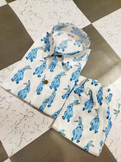 Art Riddhs Cotton Shirt with short Co Ord set For Boys 
