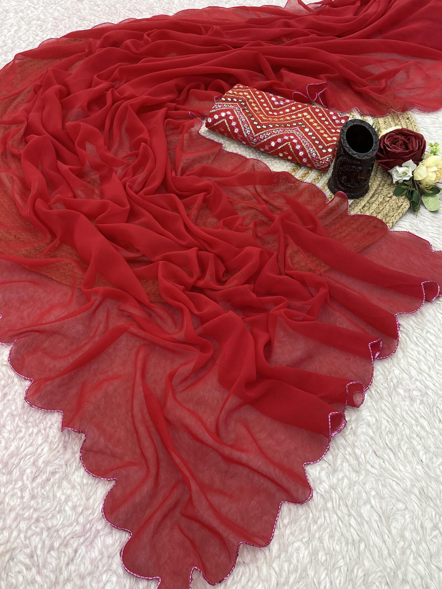 Art Riddhs surat Georgette saree wholesale market price list