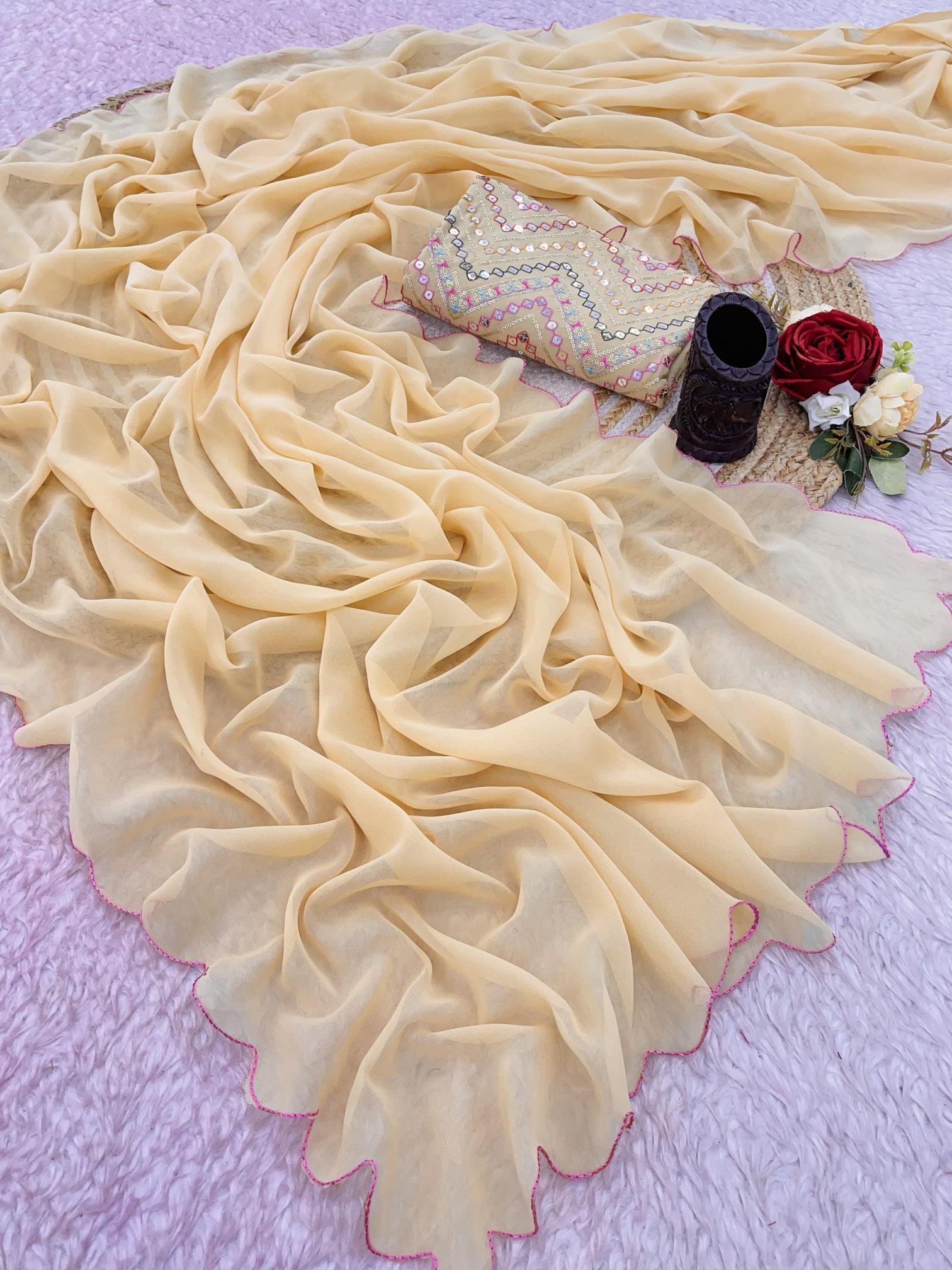 Art Riddhs surat Georgette saree wholesale market price list