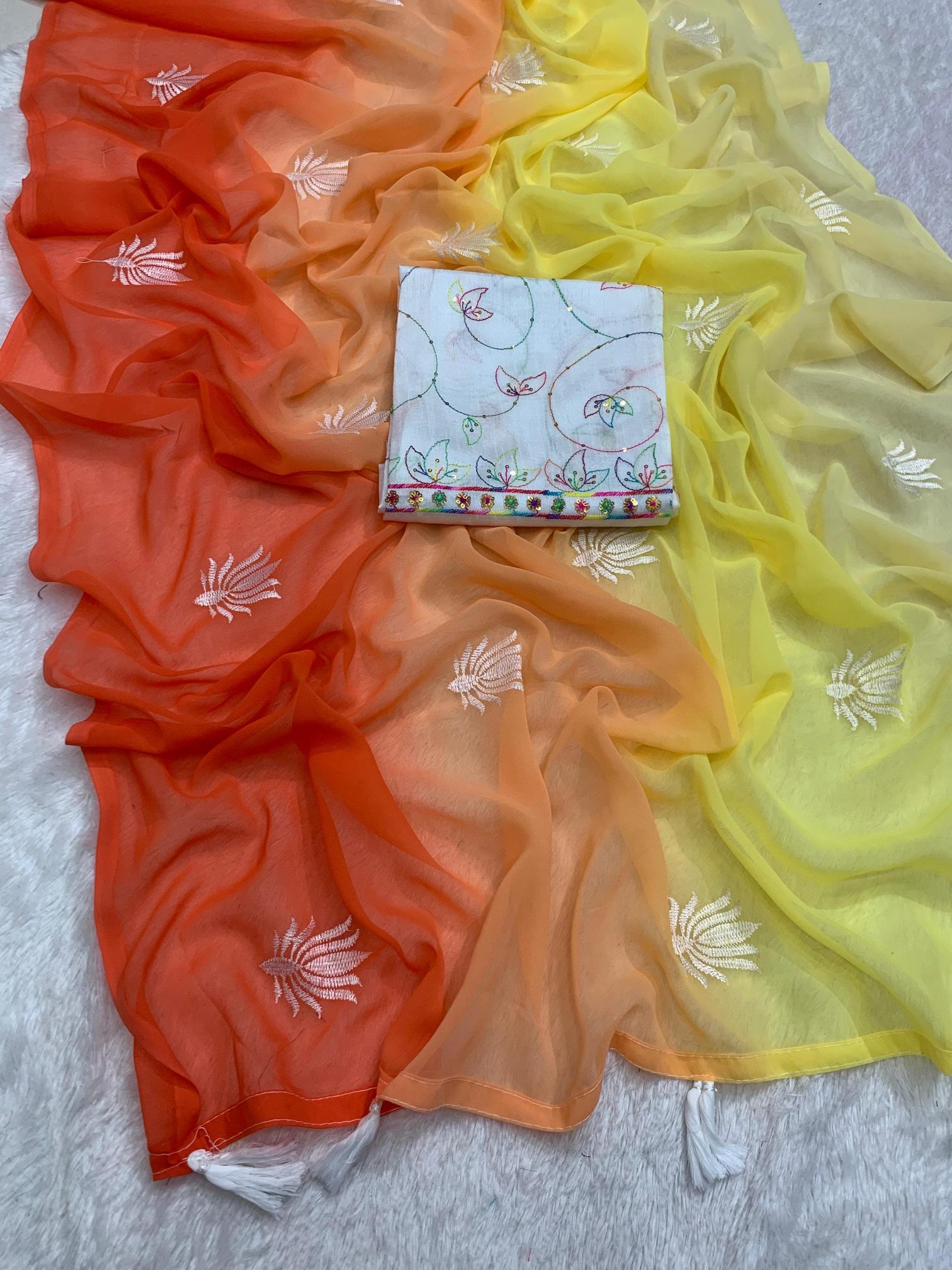 Art Riddhs surat Georgette saree wholesale market price list
