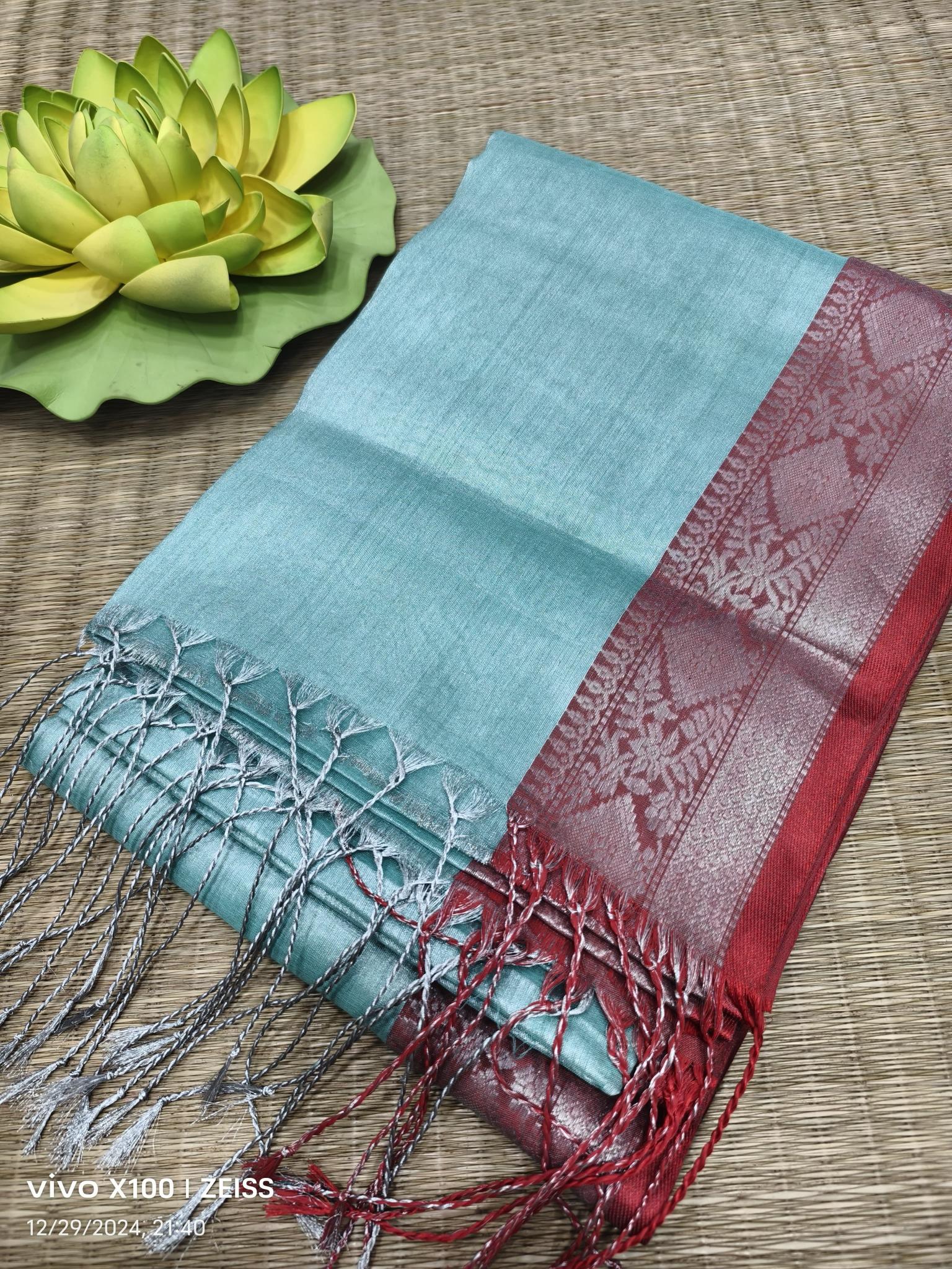 Blousewala Tissue surat saree market wholesale price list 2025