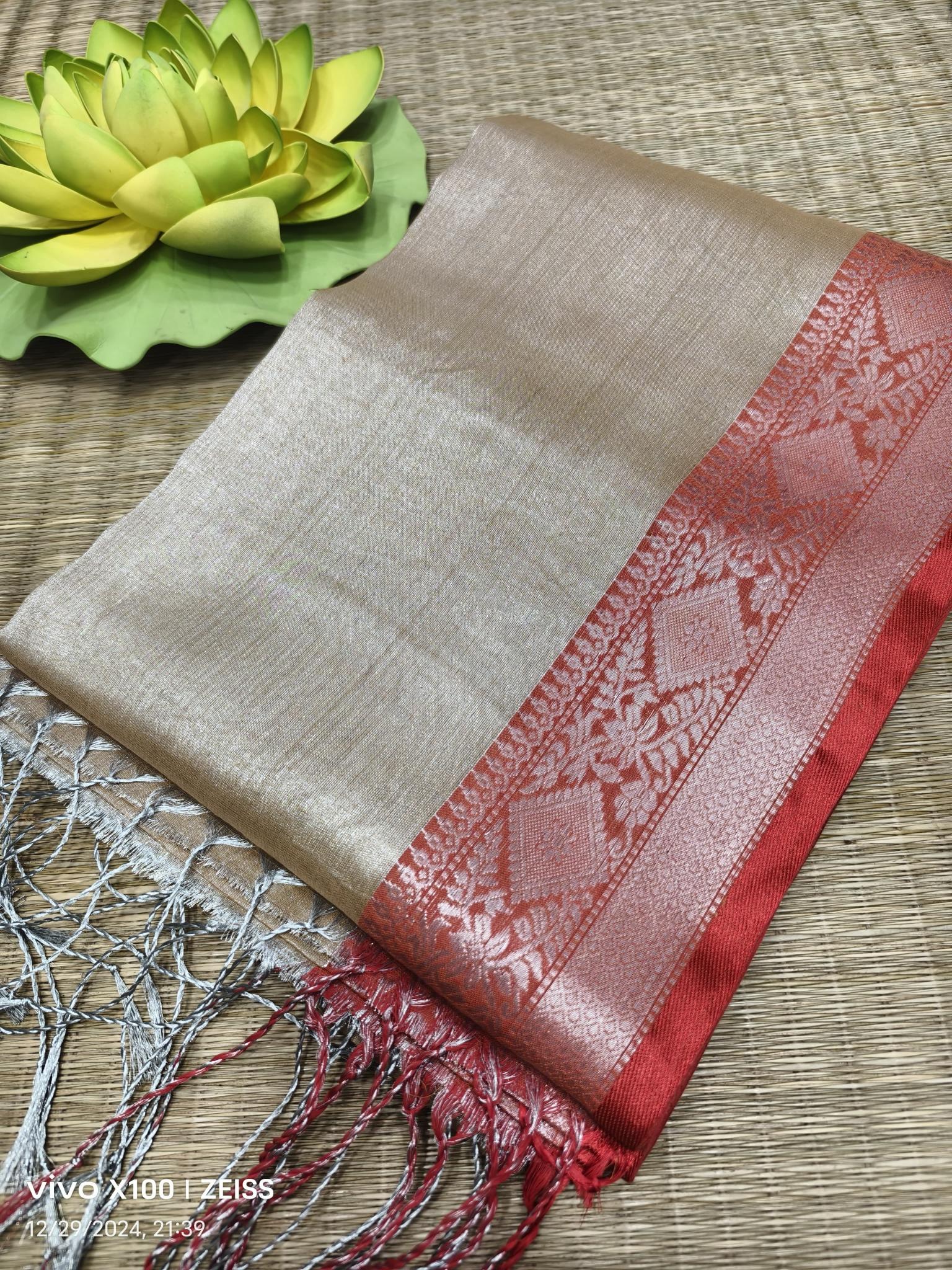 Blousewala Tissue surat saree market wholesale price list 2025