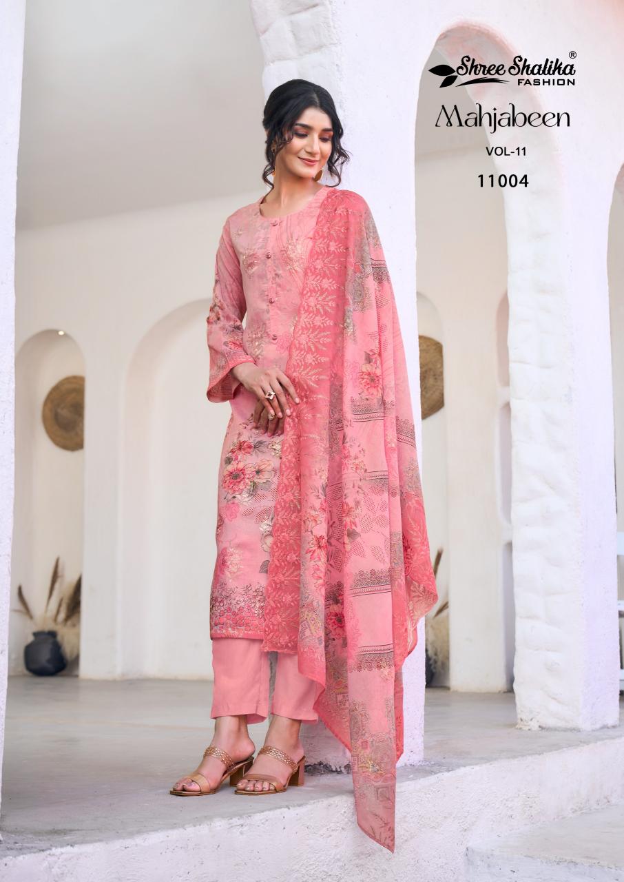 Shree Shalika Mahjabeen vol 11 Pure Cotton Dress Material catalogue