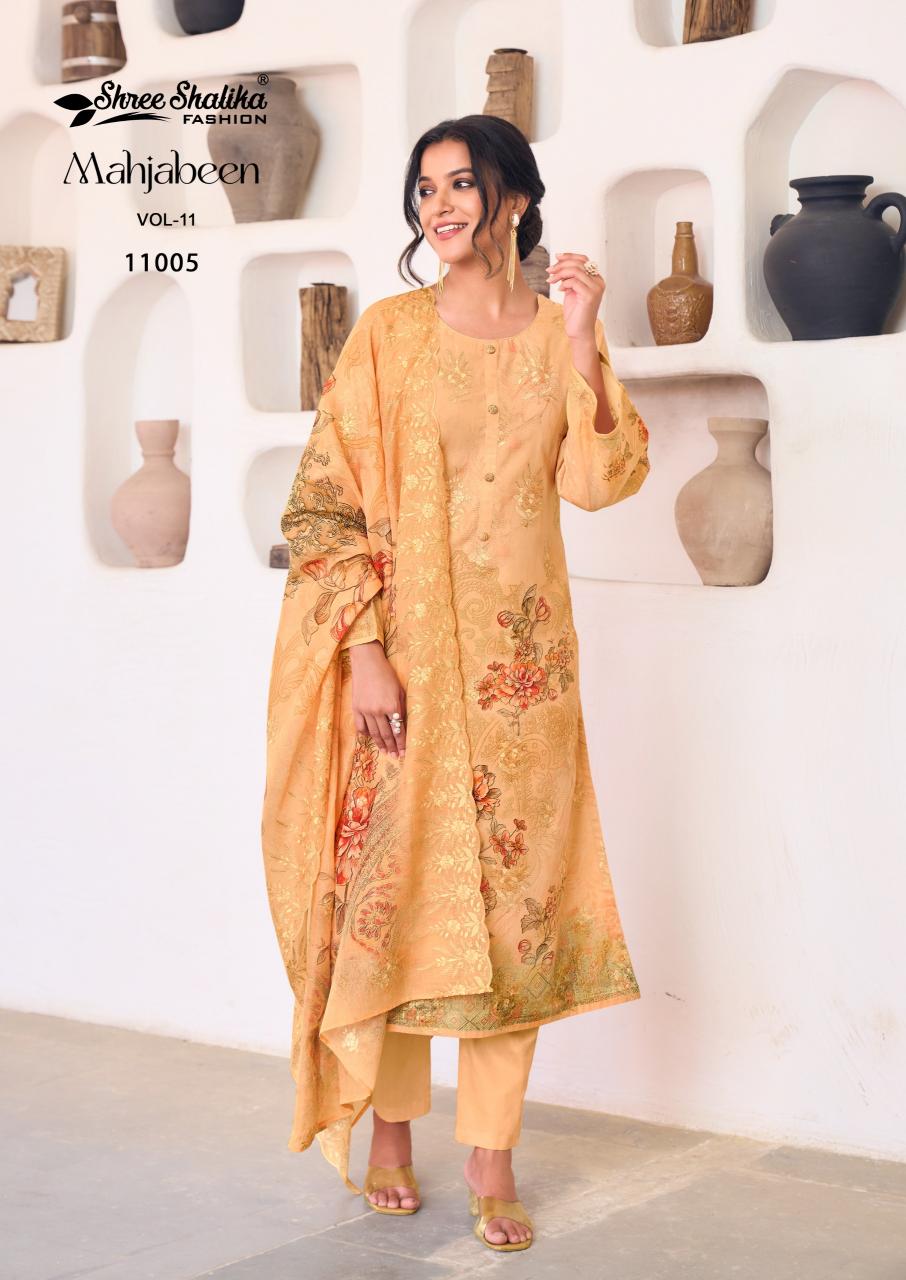 Shree Shalika Mahjabeen vol 11 Pure Cotton Dress Material catalogue