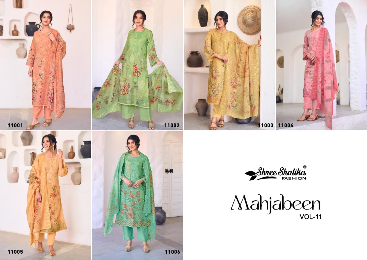 Shree Shalika Mahjabeen vol 11 Pure Cotton Dress Material catalogue