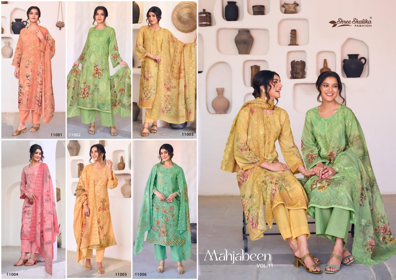 Shree Shalika Mahjabeen vol 11 Pure Cotton Dress Material catalogue