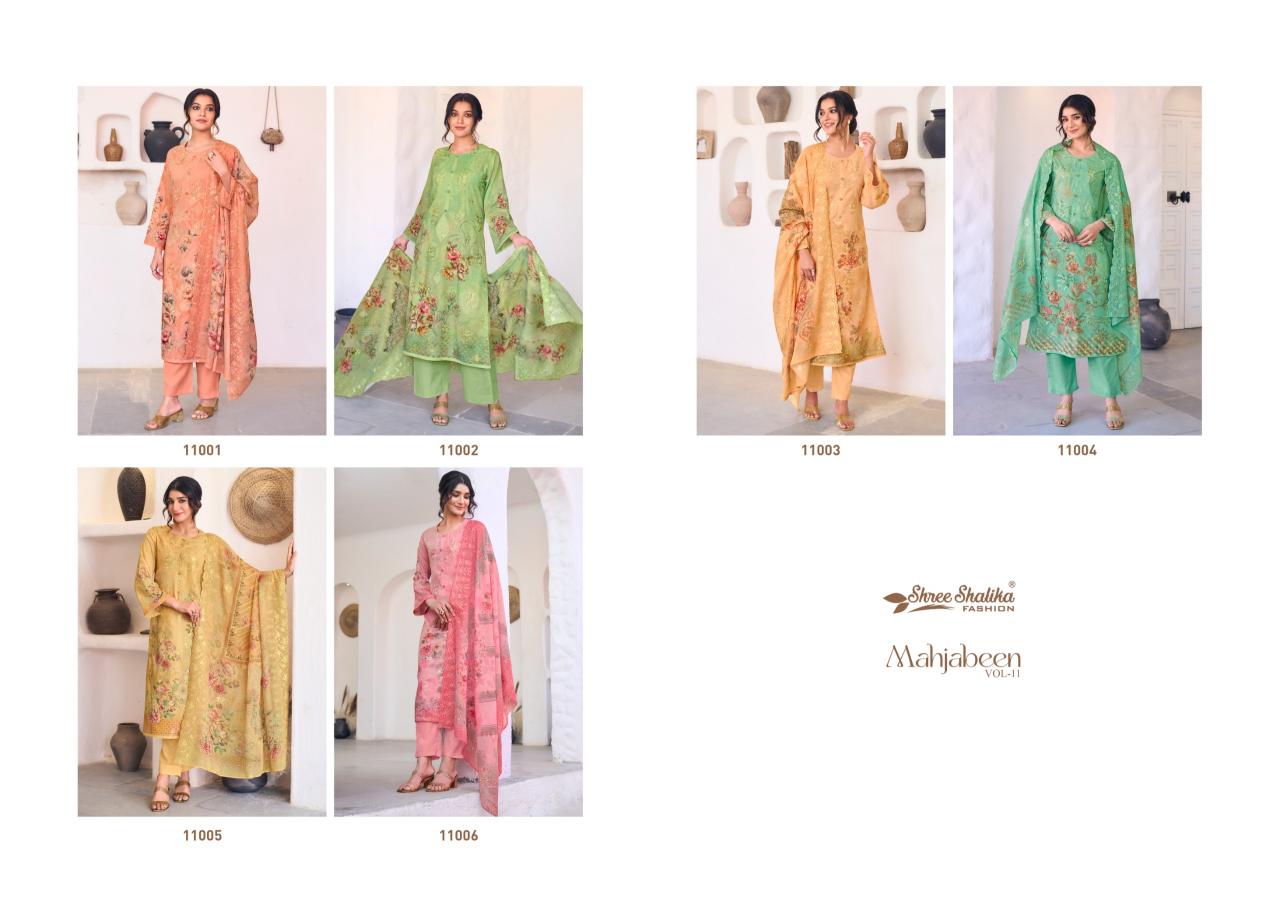 Shree Shalika Mahjabeen vol 11 Pure Cotton Dress Material catalogue