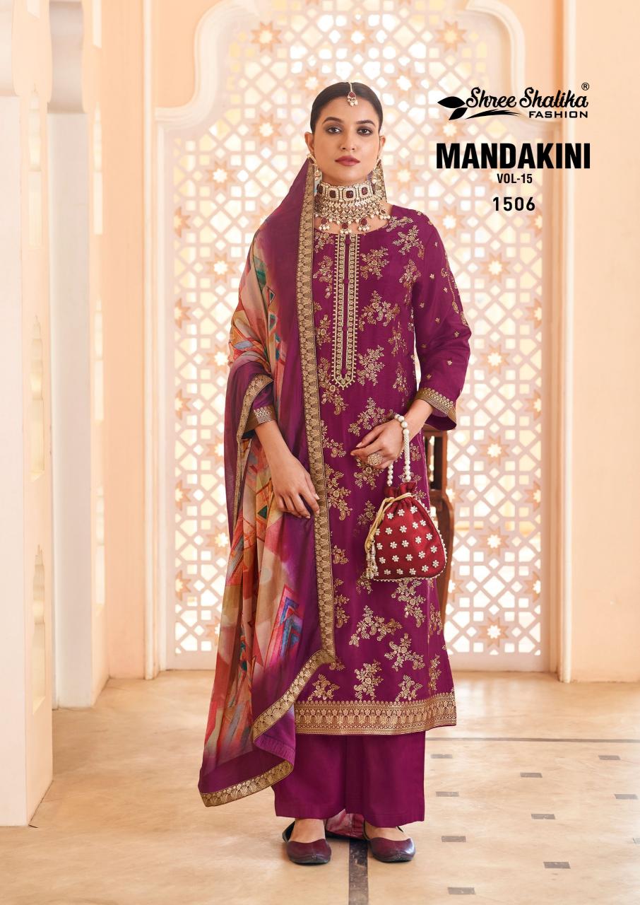 Shree Shalika Mandakini Vol 15 Pure Viscose designer Dress Material catalogue