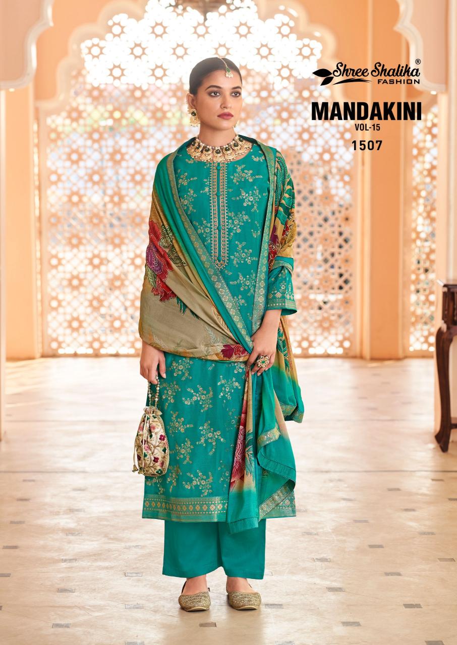 Shree Shalika Mandakini Vol 15 Pure Viscose designer Dress Material catalogue