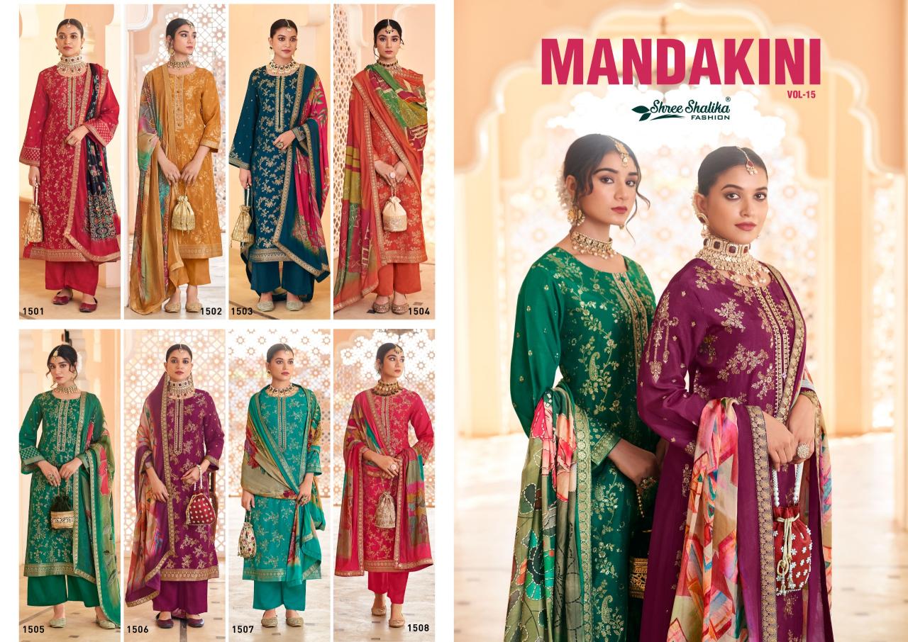 Shree Shalika Mandakini Vol 15 Pure Viscose designer Dress Material catalogue