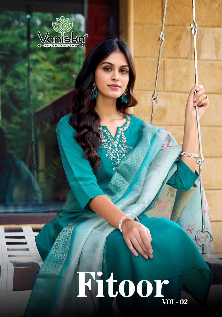 Vaniska Fitoor Vol 2 Cotton Hand Work kurti for women in surat         