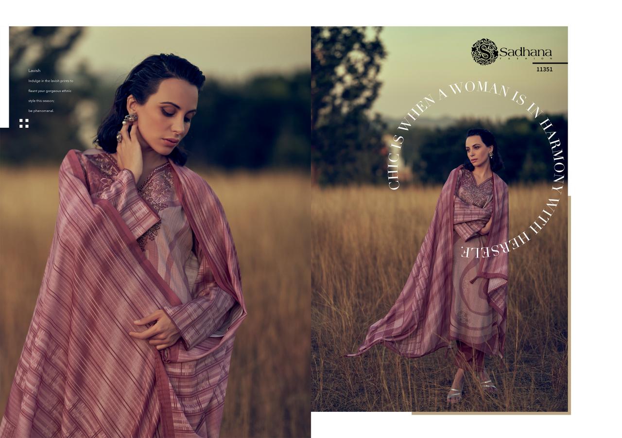 AMAYA FENCY WORK WITH DIGITAL PRINT WHOLESALE DRESS MATERIAL CATALOGUE