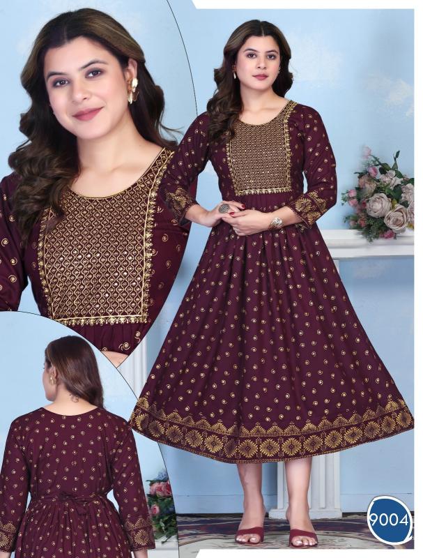 BEAUTY QUEEN FLARED SURAT KURTI WHOLESALE MARKET ONLINE SHOPPING