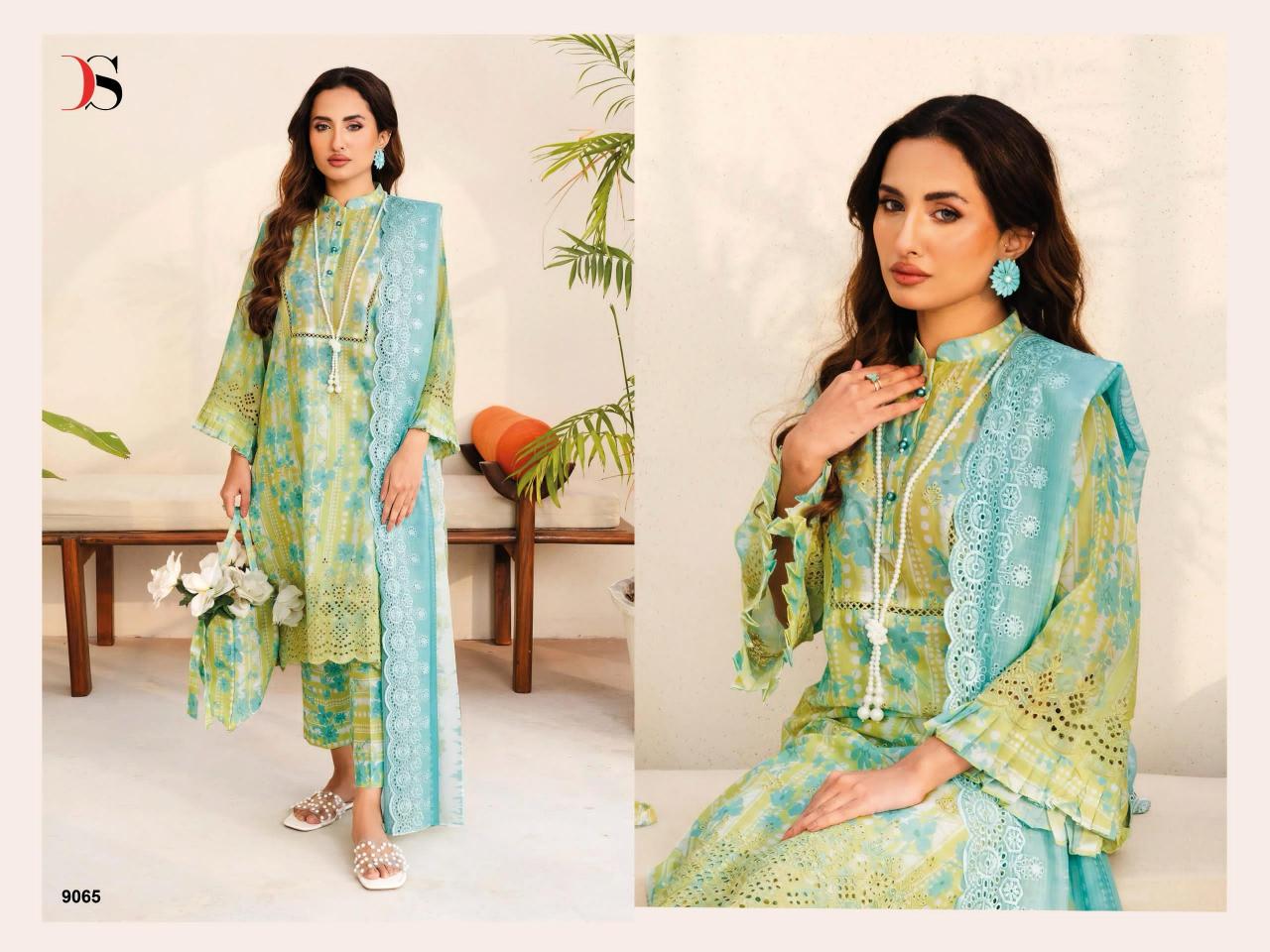 DEEPSY SUITS ADAN LIBAS SERENA-25 PALISTANI SUIT MATERIAL WHOLESALE