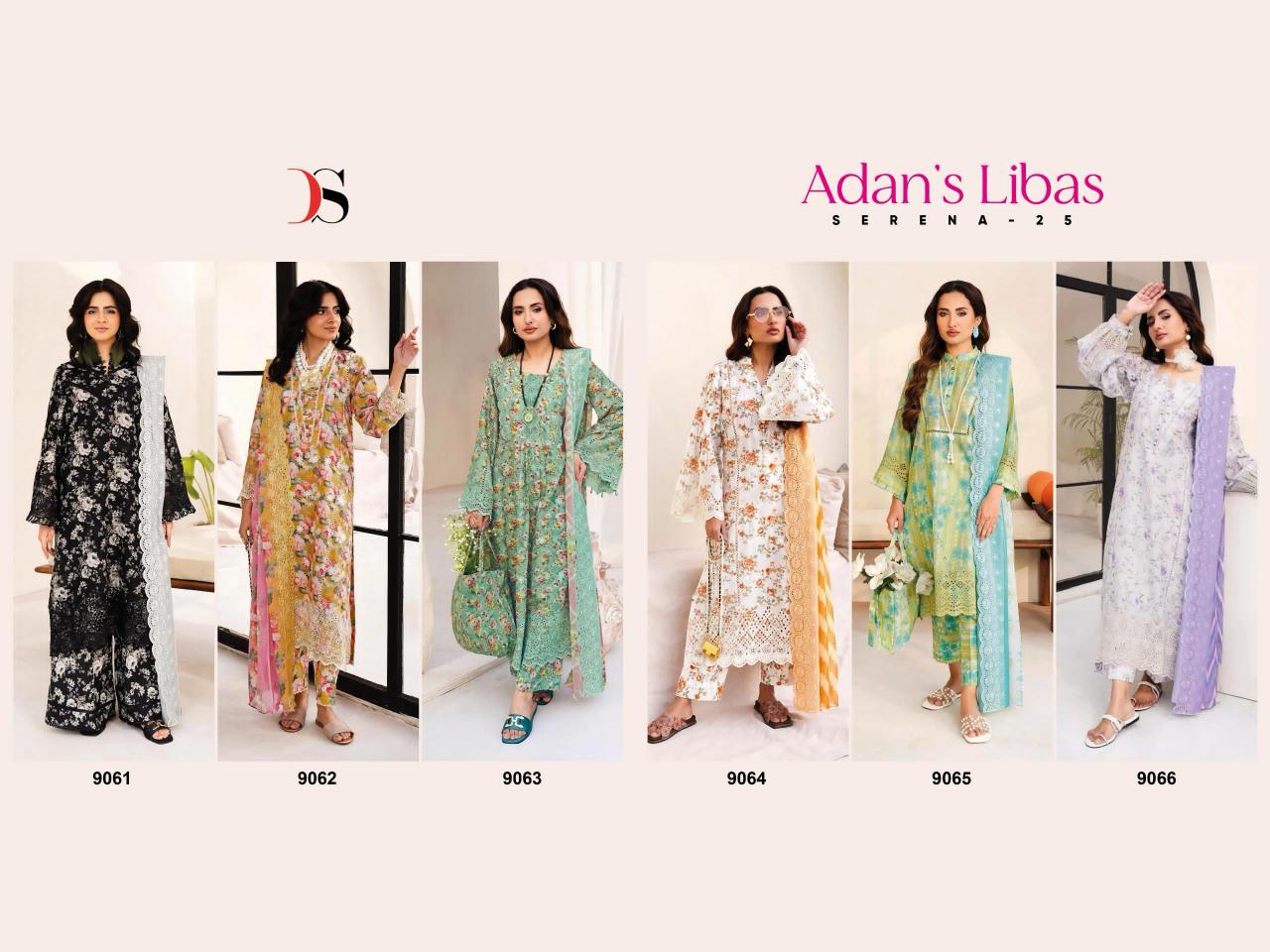 DEEPSY SUITS ADAN LIBAS SERENA-25 PALISTANI SUIT MATERIAL WHOLESALE
