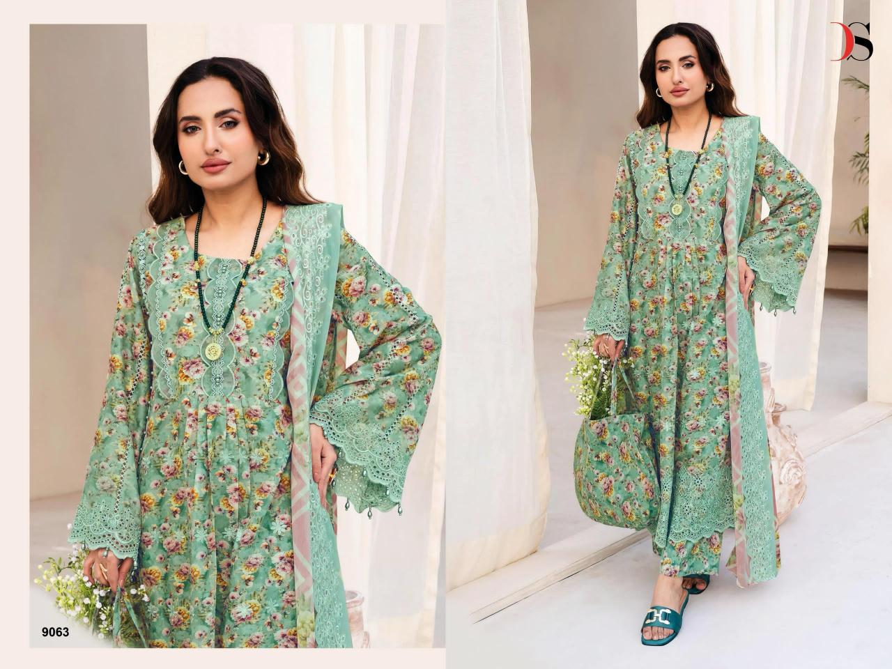 DEEPSY SUITS ADAN LIBAS SERENA-25 PALISTANI SUIT MATERIAL WHOLESALE