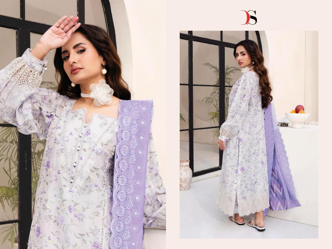 DEEPSY SUITS ADAN LIBAS SERENA-25 PALISTANI SUIT MATERIAL WHOLESALE