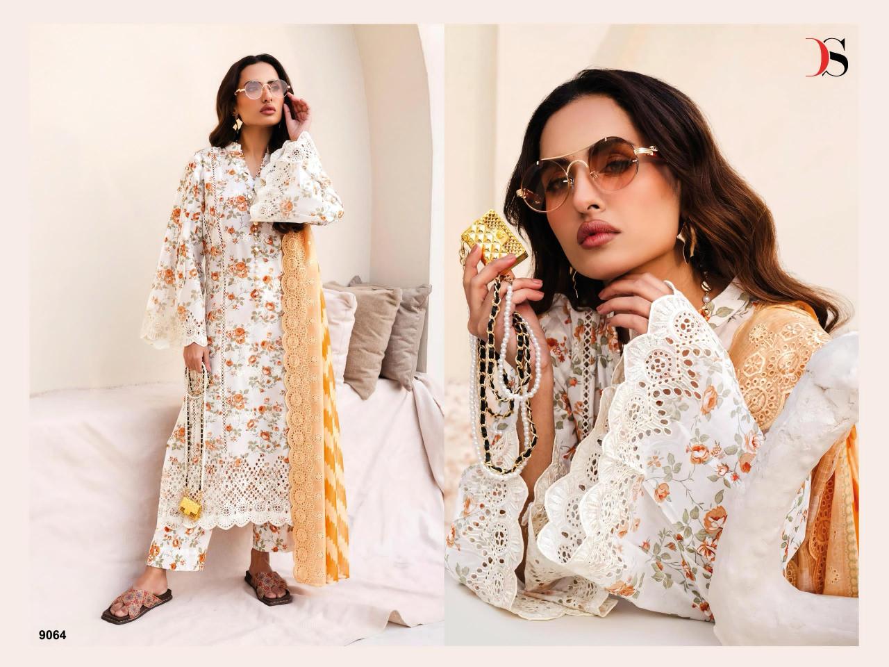 DEEPSY SUITS ADAN LIBAS SERENA-25 PALISTANI SUIT MATERIAL WHOLESALE