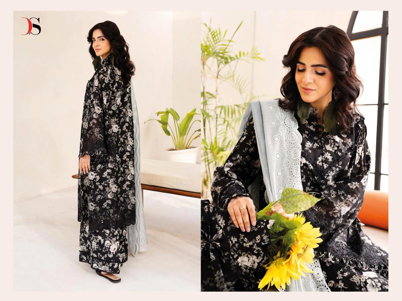 DEEPSY SUITS ADAN LIBAS SERENA-25 PALISTANI SUIT MATERIAL WHOLESALE