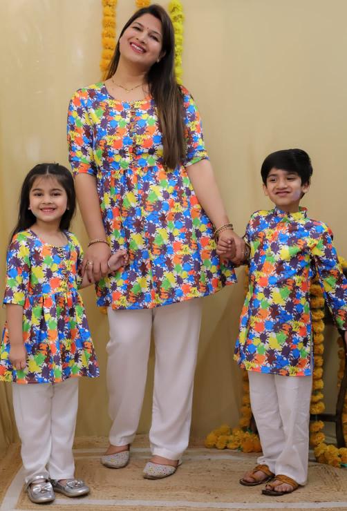 HOLI SPECIAL PRINT KURTA FOR GIRL WHOLESALE READYMADE KURTI MARKET IN MUMBAI