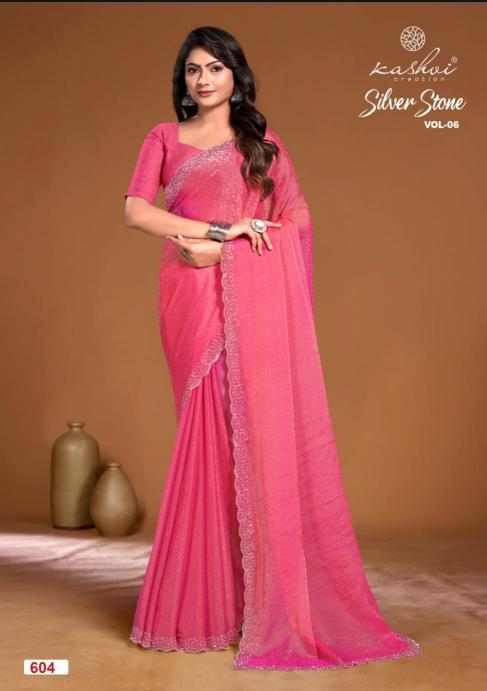 KASHVI CREATION SILVER STONE VOL. 6 SURAT WHOLESALE MARKET ONLINE SHOPPING