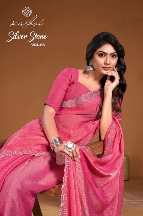 KASHVI CREATION SILVER STONE VOL. 6 SURAT WHOLESALE MARKET ONLINE SHOPPING
