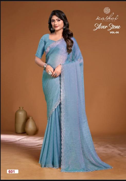 KASHVI CREATION SILVER STONE VOL. 6 SURAT WHOLESALE MARKET ONLINE SHOPPING