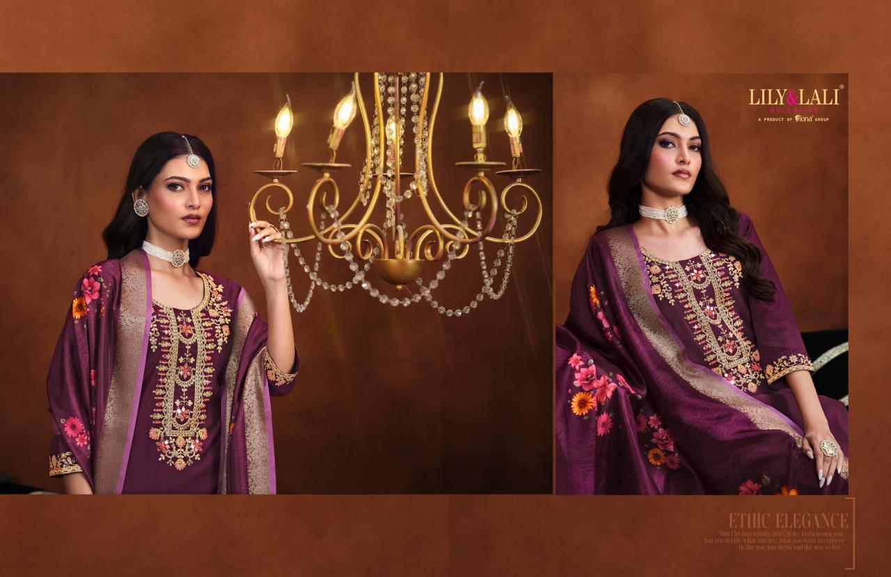 LILY & LALI MIRROR WORK EMBROIDERY KURTI PANT SET LADIES KURTI WHOLESALE MARKET IN SURAT