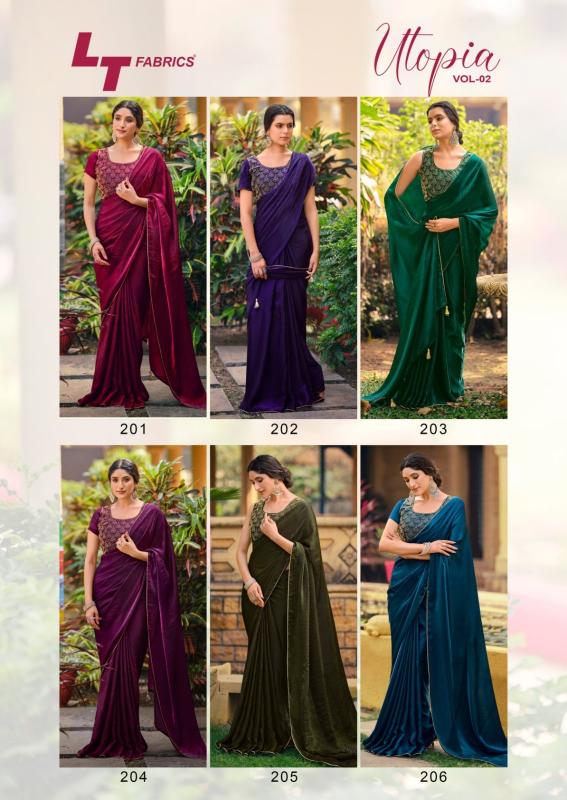 LT FASHION UTOPIA VOL-2 SAREES SURAT WHOLESALE MARKET ONLINE SHOPPING