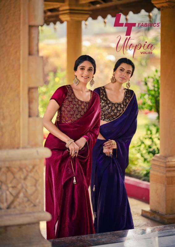 LT FASHION UTOPIA VOL-2 SAREES SURAT WHOLESALE MARKET ONLINE SHOPPING