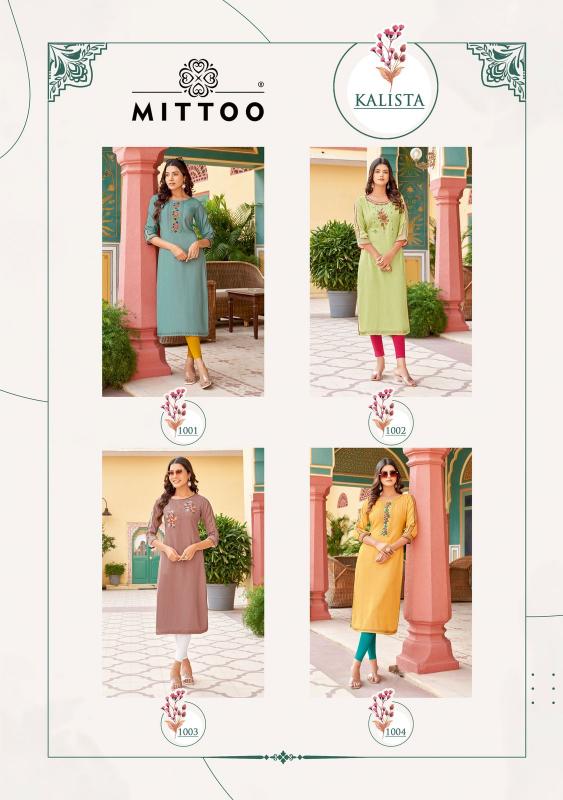 Mitto Kalista online readymade kurti at wholesale prices