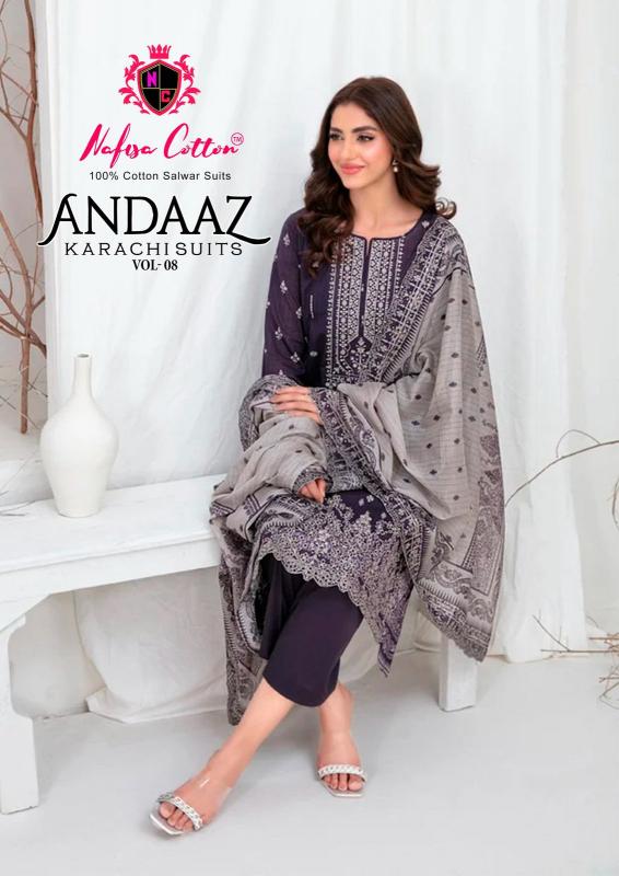 NAFISA ANDAAZ VOL 08 KATACHI DRESS WHOLESALE MARKET ONLINE SHOPPING