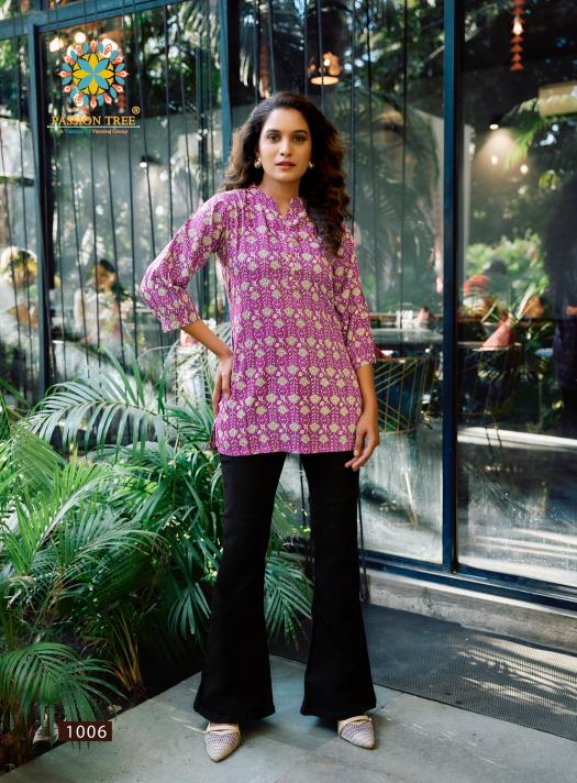 PASSION TREE BABY VOL 1 SHORT TOP BRANDS IN KURTIS
