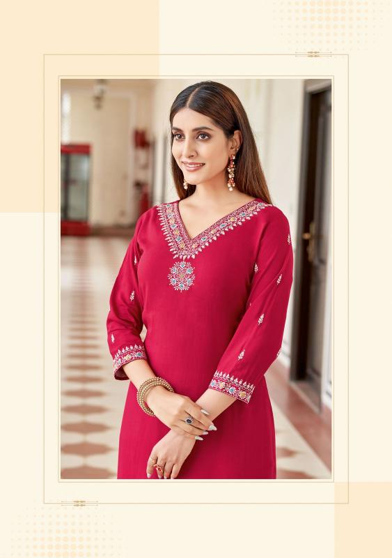 Wooglee Veera Heavy Rayon Hand Work Wholesale Kurti market in Mumbai