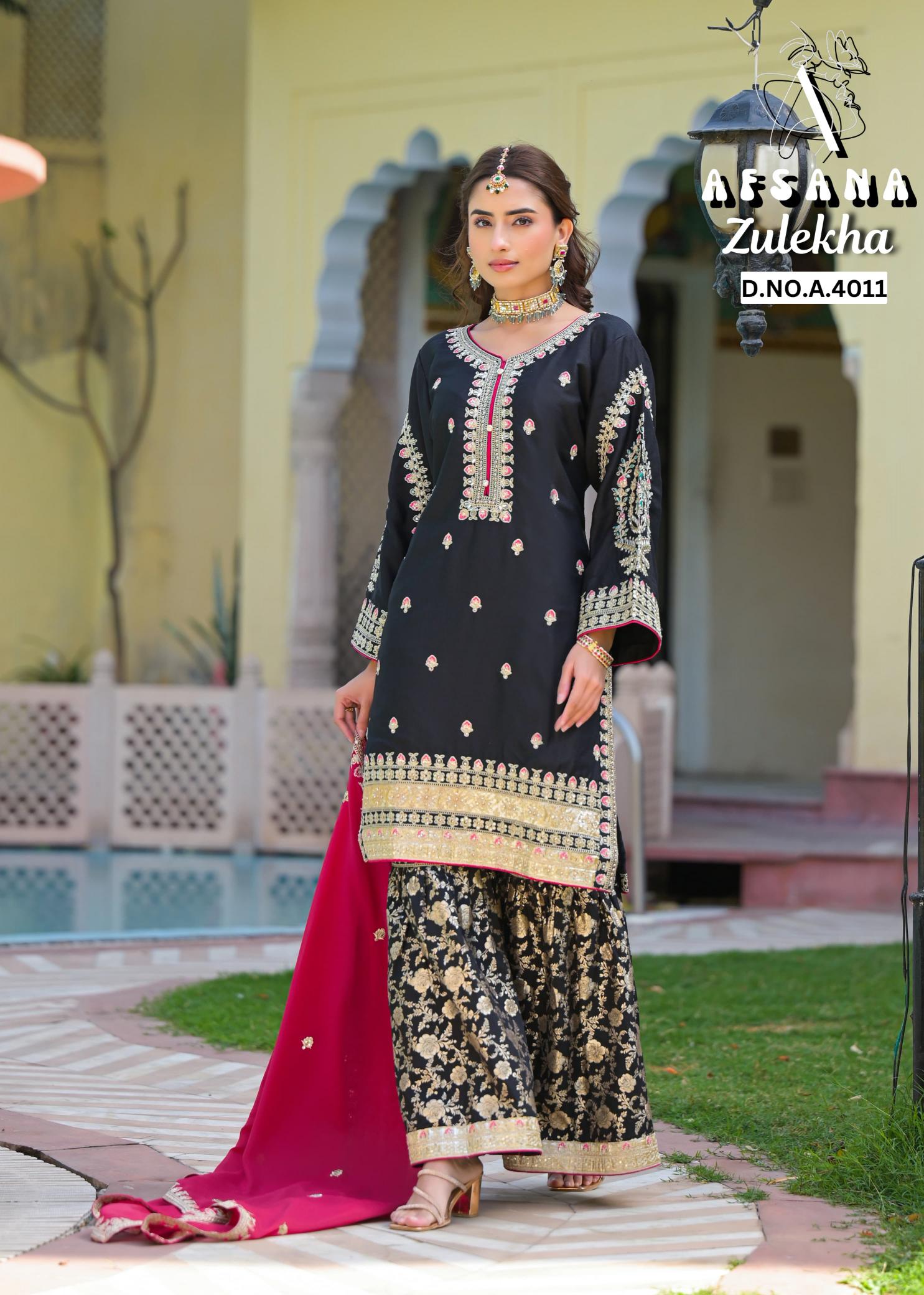 AFSANA ZULEKHA DN 4011 WHOLESALE MARKET OF SALWAR KAMEEZ IN BANGALORE