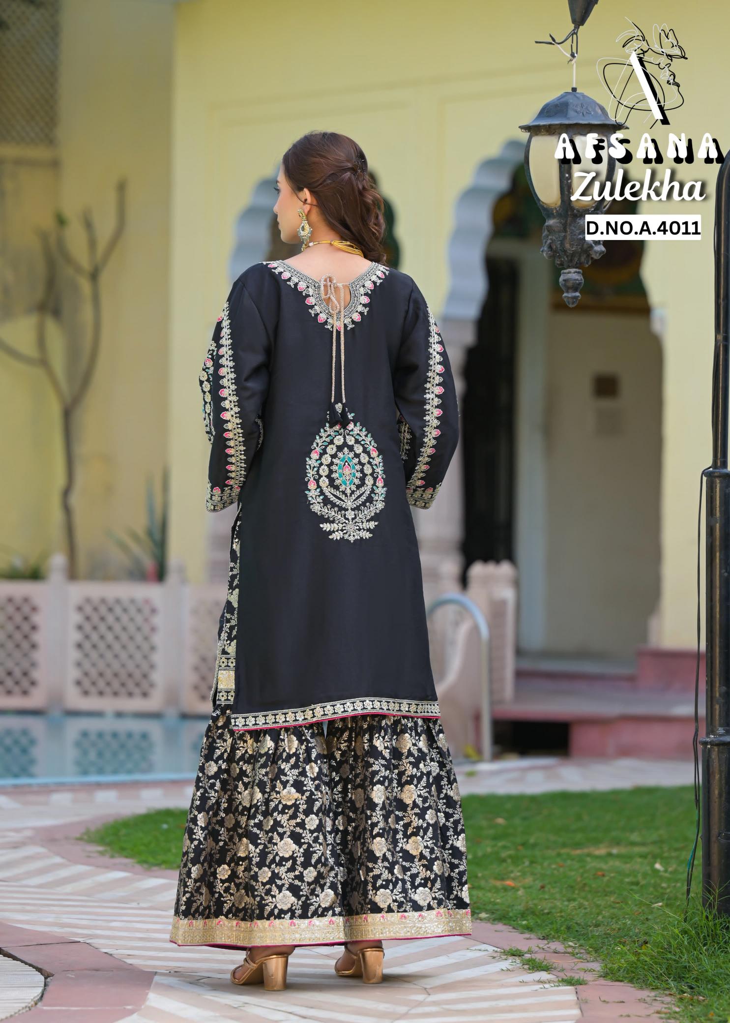 AFSANA ZULEKHA DN 4011 WHOLESALE MARKET OF SALWAR KAMEEZ IN BANGALORE