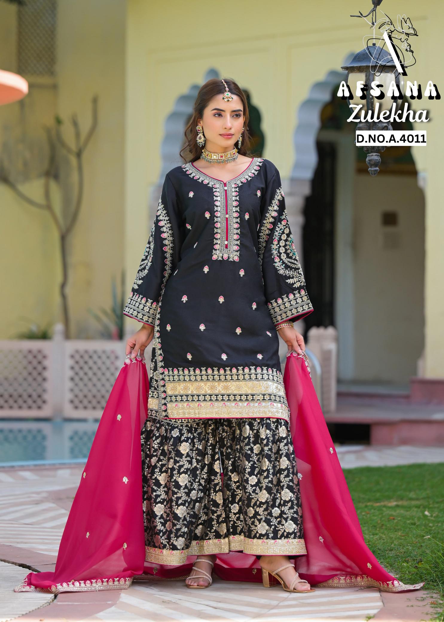 AFSANA ZULEKHA DN 4011 WHOLESALE MARKET OF SALWAR KAMEEZ IN BANGALORE