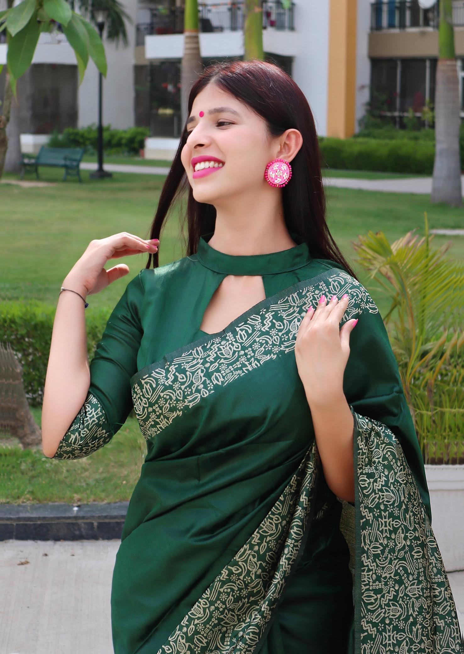 AKSHARA BANGLORI SILK KALAMKARI SAREE WHOLESALE SURAT MARKET