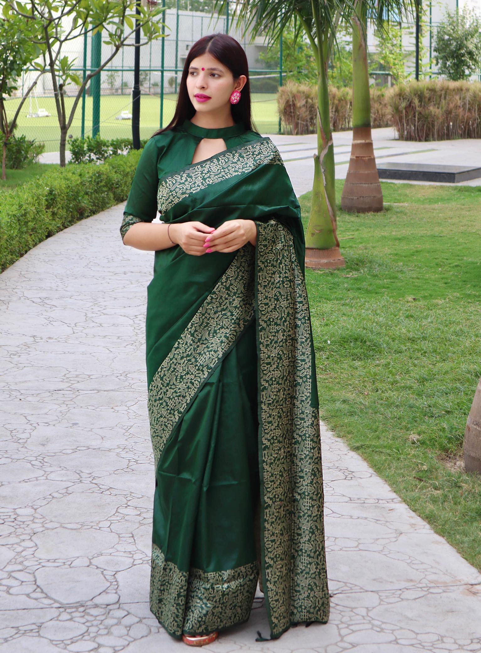 AKSHARA BANGLORI SILK KALAMKARI SAREE WHOLESALE SURAT MARKET