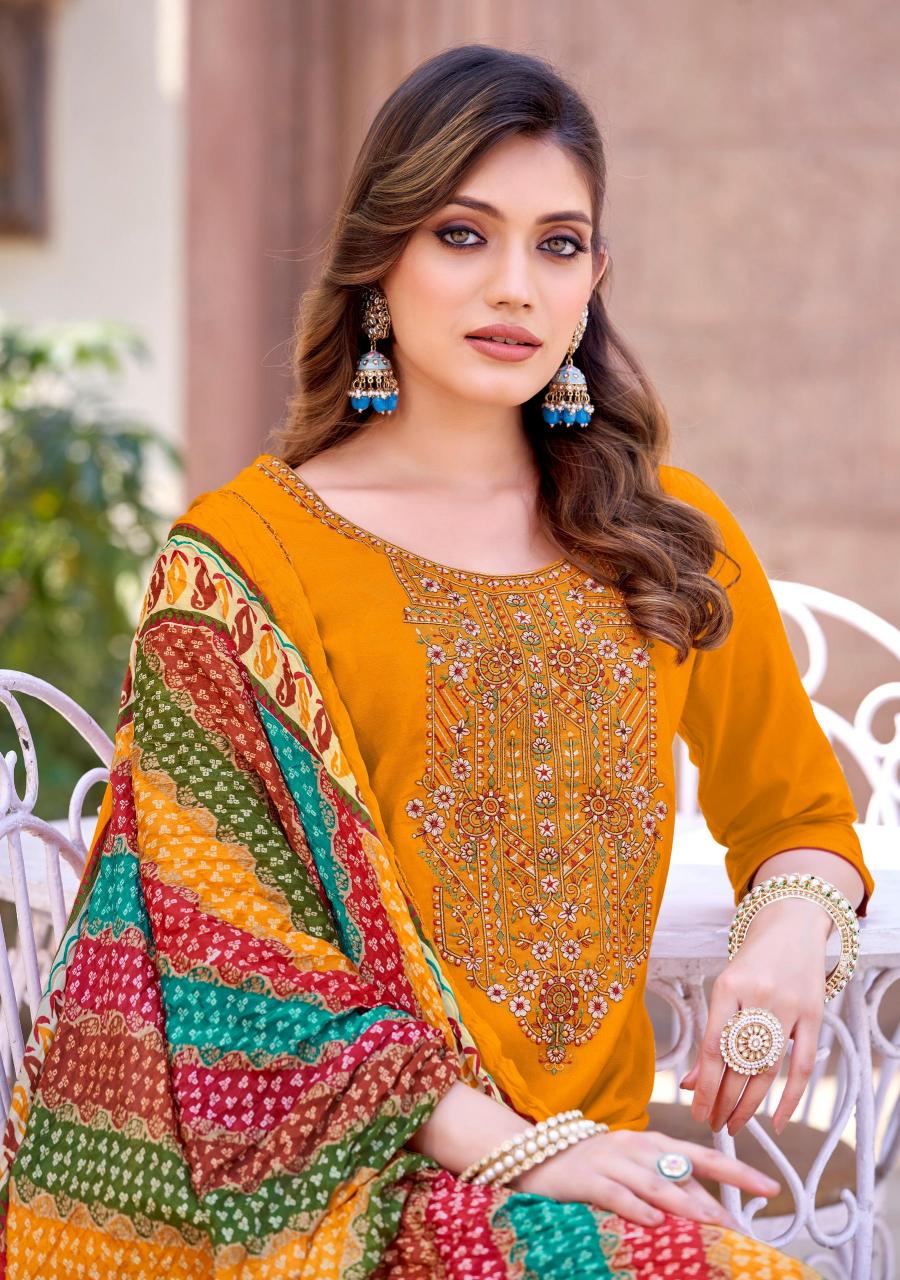 ALOK SUITS JAIMALA NIGAAR-34 WHOLESALE DRESS MATERIAL CATALOGUE