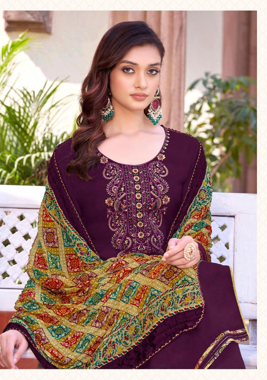 ALOK SUITS JAIMALA NIGAAR-34 WHOLESALE DRESS MATERIAL CATALOGUE
