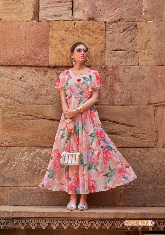 ANJU FAB CORAL CHARM VOL-5 FLORAL ONE PIECE WHOLESALE ONLINE