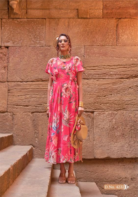 ANJU FAB CORAL CHARM VOL-5 FLORAL ONE PIECE WHOLESALE ONLINE