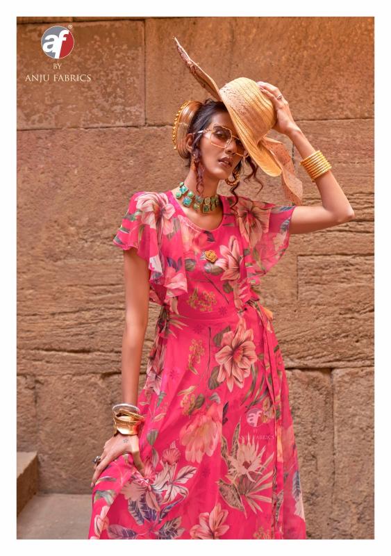 ANJU FAB CORAL CHARM VOL-5 FLORAL ONE PIECE WHOLESALE ONLINE