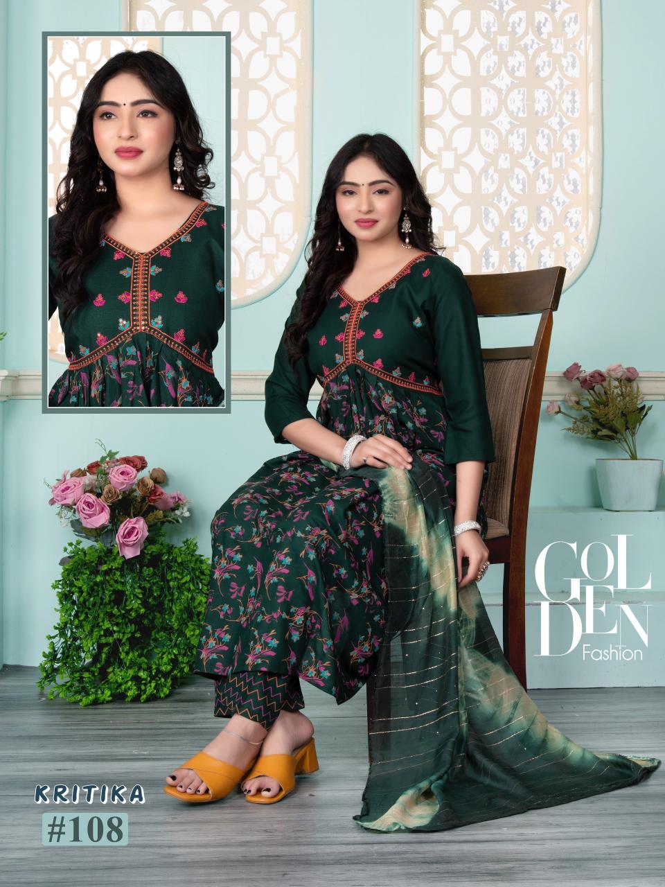 BEAUTY KRITIKA ALIYA CUT SURAT KURTI WHOLESALE MARKET ONLINE SHOPPING